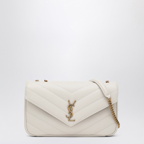 Saint Laurent Medium LouLou Cream Soft leather bag LP-801439AAEAX/Q_YSL-9207_100