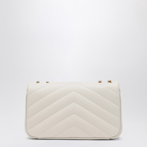 Saint Laurent Medium LouLou Cream Soft leather bag LP-801439AAEAX/Q_YSL-9207_100