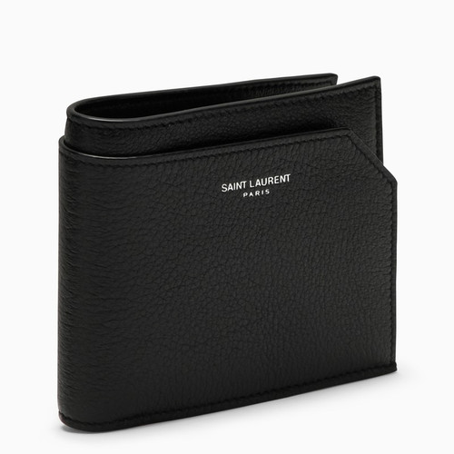 Saint Laurent Black grained leather East/West wallet with coin purse LP-783745AADA3/O_YSL-1000_100