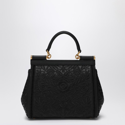 Dolce & Gabbana Dolce&Gabbana Black embroidered handbag Sicily medium LP-BB6003B6I38/Q_DOLCE-8B956_100