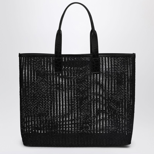 Dolce & Gabbana Dolce&Gabbana Adamo Shopping Bag in black woven mesh LP-BM2453A9O94/Q_DOLCE-8B956_100