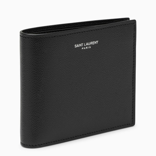 Saint Laurent Black smooth leather East/West wallet LP-396307BTY0N/O_YSL-1000_100