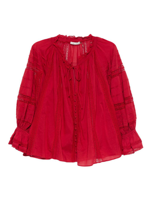 Alice + Olivia Shirts Red LP-CC506A77034L626-AI25