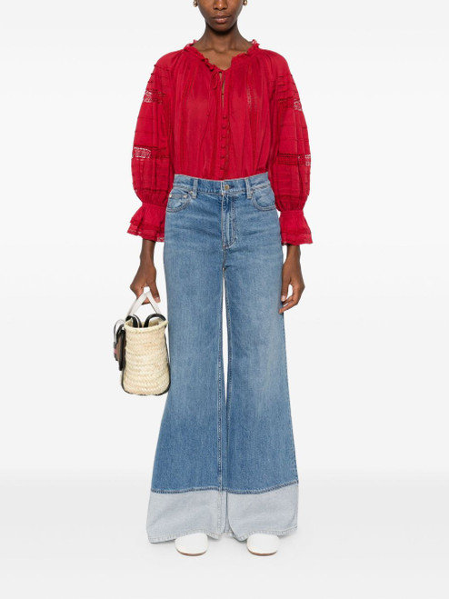 Alice + Olivia Shirts Red LP-CC506A77034L626-AI25