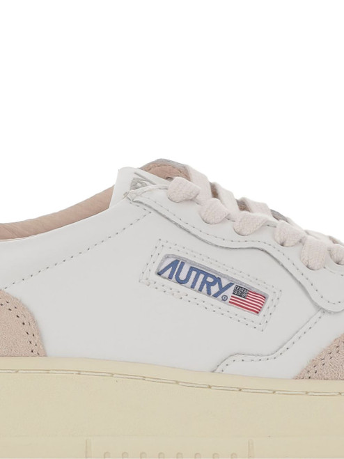 AUTRY Sneakers Leather Brown LP-AULMLS02-AI25