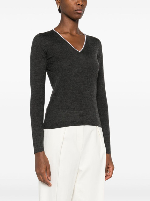 Brunello Cucinelli Sweaters Grey LP-M13836502C055W-AI25