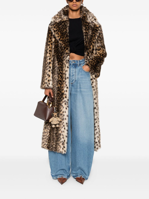 BB COUTURE Coats Brown LP-LEOPARD-L-AI25