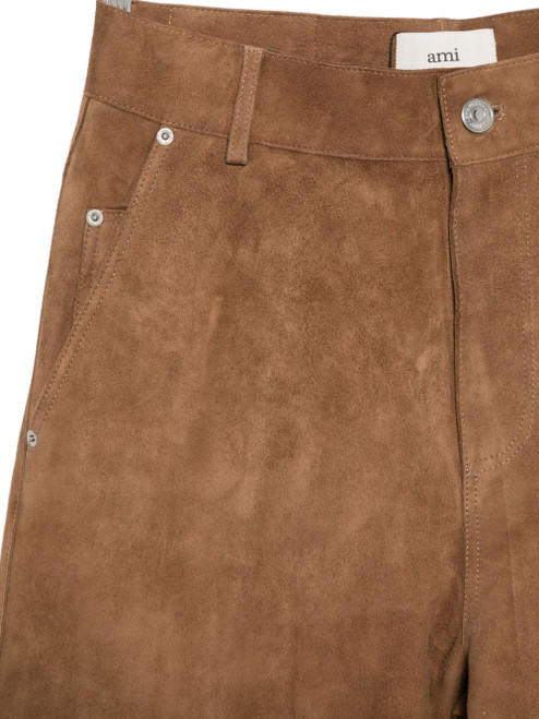 Ami Paris Trousers Brown LP-FSO813LH0059216-AI25