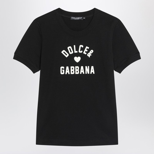 Dolce & Gabbana Dolce&Gabbana Black cotton logo T-shirt LP-F8N08ZGDDBF/R_DOLCE-N0000_102