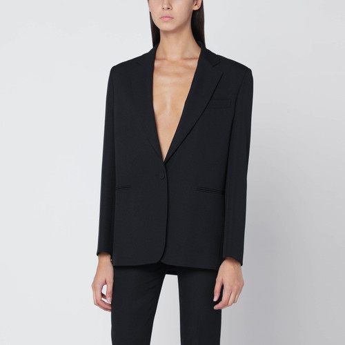 THE ANDAMANE Black Guia single-breasted jacket LP-T183011BTNP0B8/R_ANDAM-BLK_102