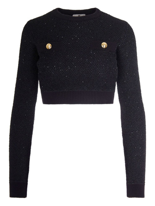 Elisabetta Franchi Sweaters Black LP-MK56T57E2110-AI25