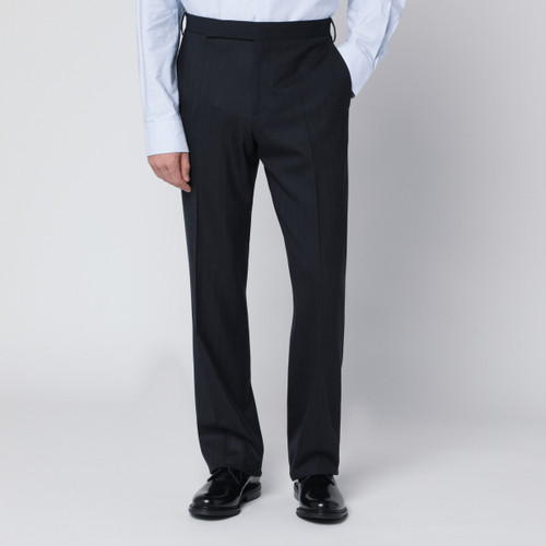 Lardini Blue wool blend trousers LP-AAPALUAAIF65430/R_LARDI-850_202