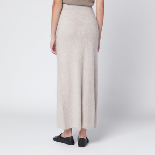 ALMADA LABEL Umi skirt in taupe cashmere LP-5304WS/R_ALMAL-TP_323
