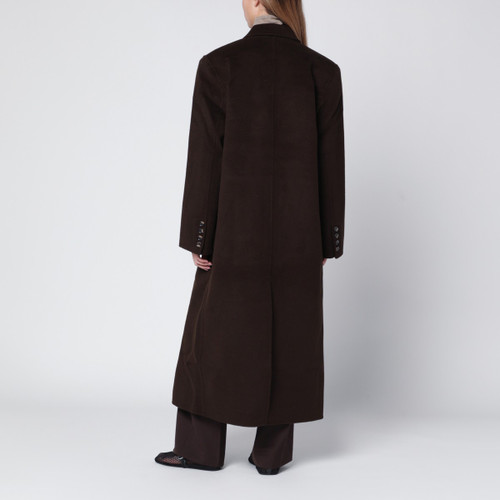ALMADA LABEL Brown coat in wool and cashmere LP-4514WO/R_ALMAL-CH_323
