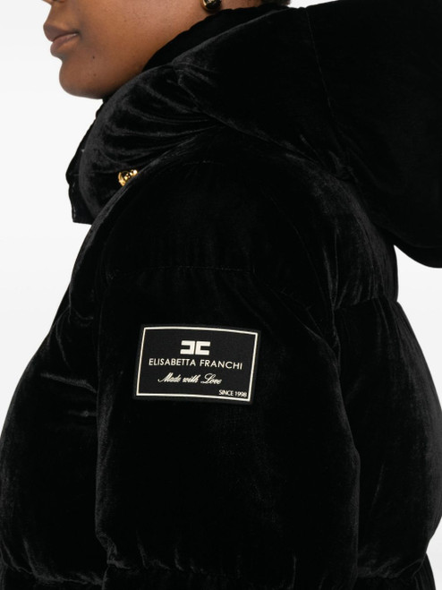 Elisabetta Franchi Coats Black LP-PI82D56E2110-AI25