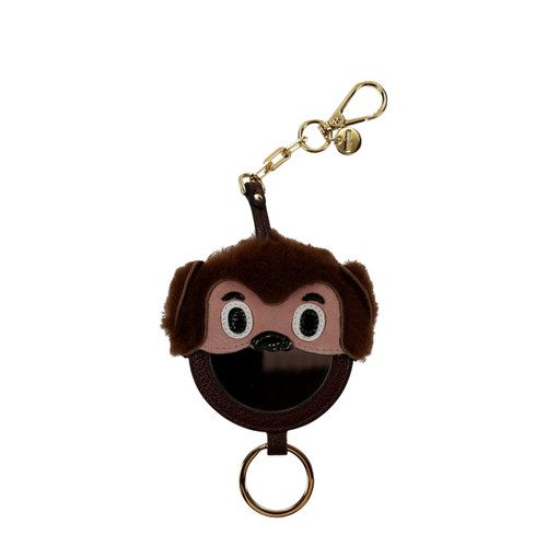 Miu Miu Brown Fur Keychains Miu Miu Brown Fur Keychains