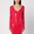 ROTATE Birger Christensen Red sweater with micro sequins LP-1131493017PL/P_ROTAT-3017_112