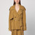 THE ANDAMANE Double-breasted overcoat in ochre yellow LP-T172032ATNV121/Q_ANDAM-MU_102