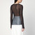 Roberto Collina Semi-transparent black sweater LP-B05001B05/Q_ROBER-09_323