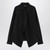 Balenciaga Asymmetrical black cotton shirt LP-814101TNM60/Q_BALEN-1000_108