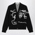 Burberry Black/white chalk cardigan with EKD LP-8095515159629/P_BURBE-C1268_323