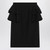 Valentino Black skirt with ruffles on the sides LP-7B3RADJ51CF/R_VALE-0NO_102