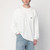 Needles White shirt with logo patch LP-QV361PL/Q_NEEDL-WHT_323