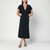 Victoria Beckham Dark green midi dress in satin LP-1325WDR006381AVI/R_VIBEC-DP_111