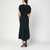 Victoria Beckham Dark green midi dress in satin LP-1325WDR006381AVI/R_VIBEC-DP_111