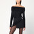 THE ANDAMANE Black Zoe off-the-shoulder top LP-T180721ATJV053/R_ANDAM-BLK_102