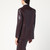 THE ANDAMANE Bordeaux faux leather single-breasted jacket LP-T183012ATNP152/R_ANDAM-CA_102