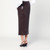 THE ANDAMANE Bordeaux faux leather midi skirt LP-T180373BTNP152/R_ANDAM-CA_102