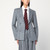 THE ANDAMANE Shannon grey pinstriped double-breasted jacket LP-T183031BTNP254/R_ANDAM-GR_102