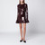 ROTATE Birger Christensen Bordeaux sequin mini dress LP-1146142734PL/R_ROTAT-2734_108