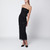 ROTATE Birger Christensen Black beaded fringe midi dress LP-114622100PL/R_ROTAT-100_108