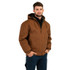 Insulated Hooded Duck Jacket  Water and Stain Resistant Fleece Lined Pockets Taffeta Lining Mid-Weight Bonded Polyester Fiberfil Insulation