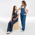 Denim Bib Overalls Cotton Triple Needle Stitched Diamond Back Adjustable Shoulder Straps Utility Pockets