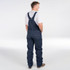Denim Bib Overalls Cotton Triple Needle Stitched Diamond Back Adjustable Shoulder Straps Utility Pockets