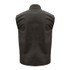 Soft Shell Vest Polyester Spandex Napoleon Pocket Reverse Coil Zippers Water Resistant