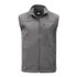 Soft Shell Vest Polyester Spandex Napoleon Pocket Reverse Coil Zippers Water Resistant