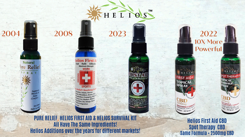 Buy THREE - 13ml Helios All Natural Relief Roll Ons and get 1 FREE