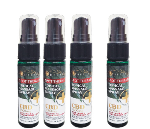 Buy THREE - 1oz CBD Spot Therapy + Sprays and get 1 FREE