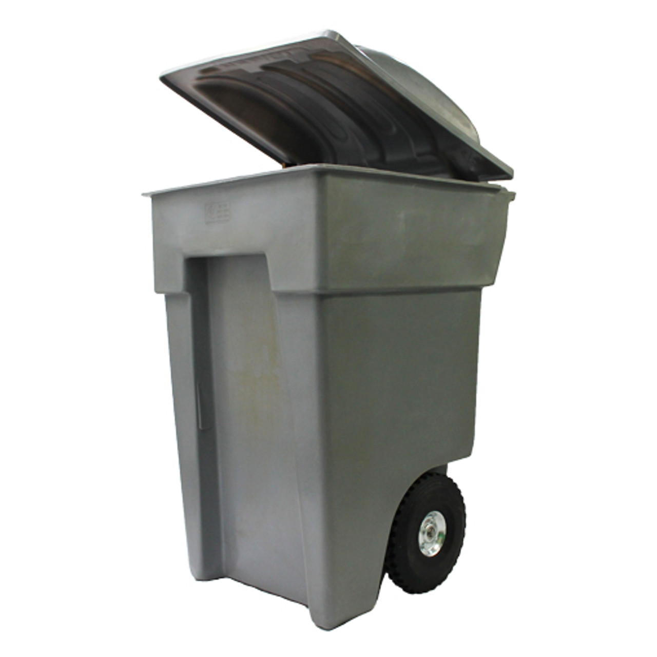  DWX Cubo de basura grande para exteriores con ruedas de tapa,  contenedor de basura de plástico para reciclaje de residuos, cubo de basura  de almacenamiento de basura, 26.4 galones y 100