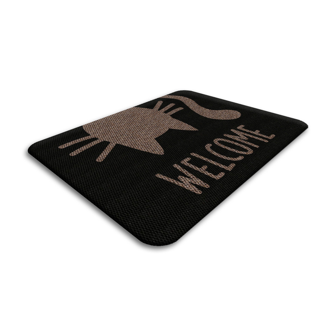 Zala Living Zerbino Decorativo Stern Braun | 50x70 Cm In Poliammide | Antiscivolo E Lavabile