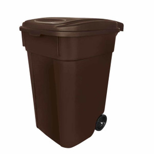 8900CA CONTENEDOR CON RUEDAS Y TAPA DE 145 LTS CAFE 8900CA CONTENEDOR CON RUEDAS Y TAPA DE 145 LTS CAFE