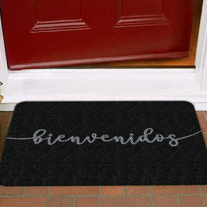 TAPETES PERSONALIZADOS AlproShop® | TAPETE DECORATIVO ELITEMAT DISEÑO BIENVENIDO CALIGRAPHY CHARCOAL TAPETES PERSONALIZADOS AlproShop® | TAPETE DECORATIVO ELITEMAT DISEÑO BIENVENIDO CALIGRAPHY CHARCOAL