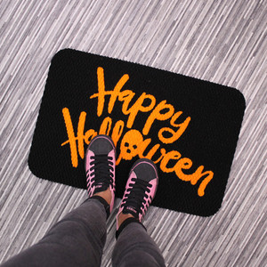TAPETES PERSONALIZADOS AlproShop® | TAPETE DECORATIVO ELITEMAT DISEÑO HAPPY HALLOWEEN BLACK DE 0.70 X 0.50 MTS TAPETES PERSONALIZADOS AlproShop® | TAPETE DECORATIVO ELITEMAT DISEÑO HAPPY HALLOWEEN BLACK DE 0.70 X 0.50 MTS
