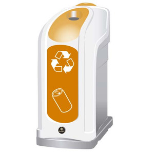 AlproShop® | NEXUS 50 GLASDON CONTENEDOR PARA RECICLAJE DE BASURA TAPA LATAS Y BOTELLAS COLOR NARANJA AlproShop® | NEXUS 50 GLASDON CONTENEDOR PARA RECICLAJE DE BASURA TAPA LATAS Y BOTELLAS COLOR NARANJA