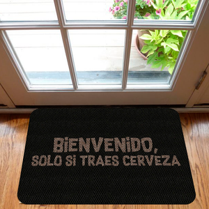 TAPETES PERSONALIZADOS ALPROSHOP | TAPETE DECORATIVO ELITEMAT DISEÑO BIENVENIDO SOLO SI TRAES CERVEZA NEGRO DE 0.70 X 0.50 MTS TAPETES PERSONALIZADOS ALPROSHOP | TAPETE DECORATIVO ELITEMAT DISEÑO BIENVENIDO SOLO SI TRAES CERVEZA NEGRO DE 0.70 X 0.50 MTS