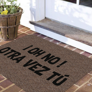 TAPETES PERSONALIZADOS ALPROSHOP | TAPETE DECORATIVO ELITEMAT DISEÑO OH SHIT BEIGE DE 0.70 X 0.50 MTS TAPETES PERSONALIZADOS ALPROSHOP | TAPETE DECORATIVO ELITEMAT DISEÑO OH SHIT BEIGE DE 0.70 X 0.50 MTS